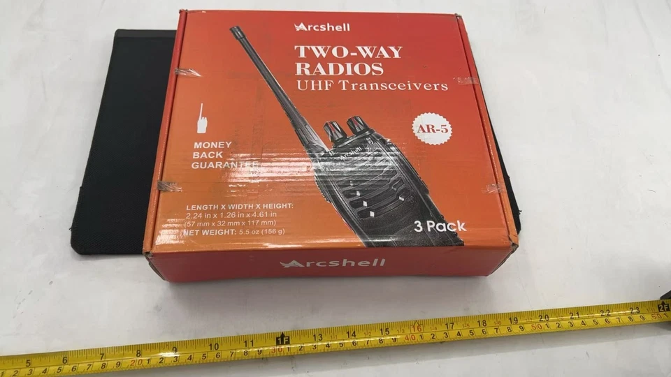 3-Pack Arcshell AR-5 Rechargeable Two-Way Radios with charger - Image 1 of 1