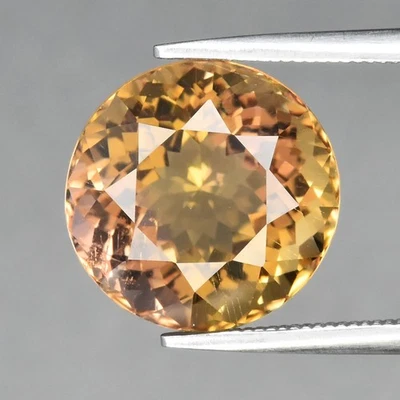 💎 6,43 ct VS semi-redondo natural roxo e amarelo ametrino - não tratado, gema africana - Imagem 1 de 4