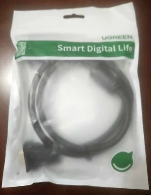 New VGA SVGA HD15 Male To Male  Video Coaxial Monitor Cable 1080P Full HD 3ft - Image 1 of 4