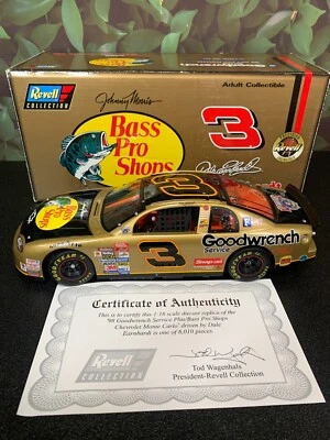 REVELL DIECAST DALE EARNHARDT #3 BASS PRO SHOPS 1998 MONTE CARLO 1:18 - Image 1 of 4