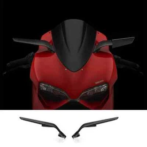 Tricolore Stealth Mirrors Sports Winglets Kits For Ducati Motorcycle Mirrors - Picture 1 of 5