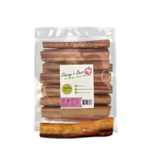 6 inch EXTRA THICK BULLY STICKS for dogs, Excellent Dog Chew, (10 pcs/pack) - Picture 1 of 5