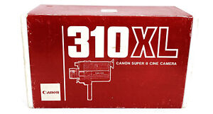 VTG Canon 310 XL Original Packaging W/ Leather Case - Super 8 (Box + Case Only)
