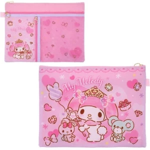 My Melody Carpeta de 3 Bolsillos A4 Bolsa de Archivo de Documentos Bolsa de Almacenamiento Organizador Estuche de Malla - Imagen 1 de 3