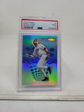 2004 Topps Finest Derek Jeter Refractor #2 PSA 9 Yankees