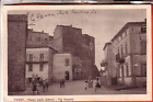 CARTOLINA  FABRO   FP VIAGGIATA 1933 PIAZZA CARLO ALBERTO  VIA CASTELLO ANIMATA