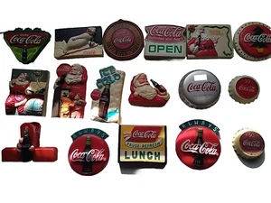 Lote de 17 imanes de nevera vintage de Coca-Cola - Imagen 1 de 1