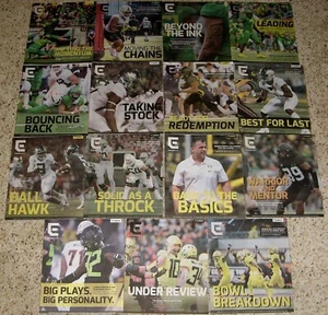 OREGON DUCKS FOOTBALL 2018 COMPLETE SEASON * 15 GAMEDAY PROGRAMS JUSTIN HERBERT - Picture 1 of 7