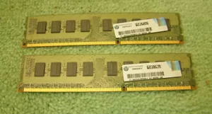 4GB Samsung M391B5673FH0-CH9 2Rx8 PC3-10600E-09-10-E1 HP Teil # TBF5XE1 DIMM RAM - Bild 1 von 3