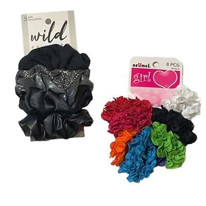 Scrunci Set of 5 and Set of 8 Hair Ties - Picture 1 of 8