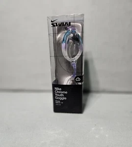 Nike Swim Youth Chrome Goggles Swimming Pool Training Swim team Googles NEW  - Picture 1 of 5