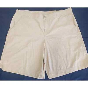 Columbia Sportswear Outdoor Shorts SZ 40 Flat Front Beige - Picture 1 of 4