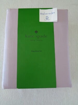 KATE SPADE XDEEP KING 100% Cotton Sateen sheet set - purple - Изображение 1 из 3
