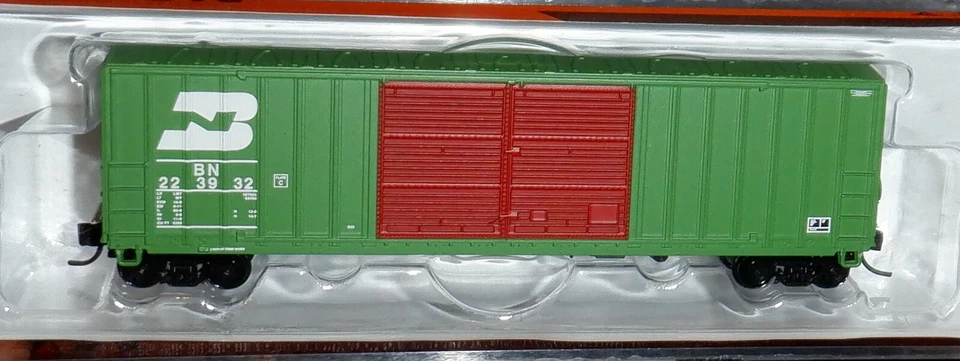 Fox Valley Models - N -  FMC 5283 Box Car Burlington Northern  #223932  - 80805 - Image 1 of 1