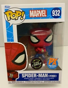 Japanese Spider-Man CHASE POP #932 GLOWS IN DARK PX Previews Exclusive + CASE - Picture 1 of 11