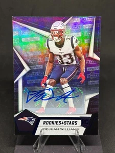 Joejuan Williams 2019 Rookies & Stars Longevity Rookie Auto Blue/75 #170 - Imagen 1 de 2