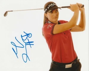 BRITTANY LANG SIGNED LPGA GOLF 8x10 PHOTO #1 Autograph PROOF - Picture 1 of 2