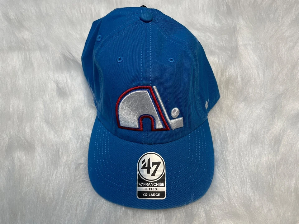 Quebec Nordiques 47' Brand Franchise Blue Fitted Size XXL Hat - Image 1 of 2