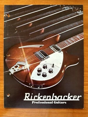 VINTAGE MUSICAL INSTRUMENT CATALOG #10104 -1975 RICKENBACKER GUITARS - Image 1 of 3