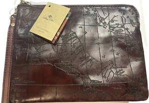 Patricia Nash Laser Map Leather Wristlet NWT and NWD Please Read!! - Picture 1 of 5