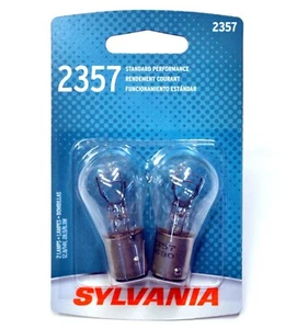 Sylvania Basic 2357 28.5/8.3W Two Bulbs Stop Brake Light Replace Stock Lamp Fit - Picture 1 of 9