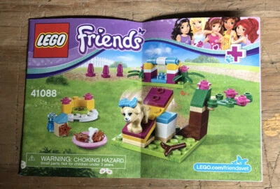 LEGO 41088 FRIENDS "PUPPY TRAINING" INSTRUCTION MANUAL, NO BRICKS - Image 1 of 2