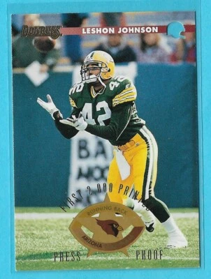 Leshon Johnson 1996 Donruss PRESS PROOF #188 - Image 1 of 2