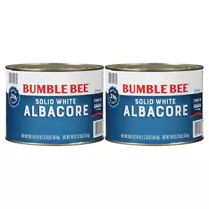 (2 pack) 66.5 oz can, Bumble Bee Solid White Albacore Tuna in Water - Picture 1 of 12