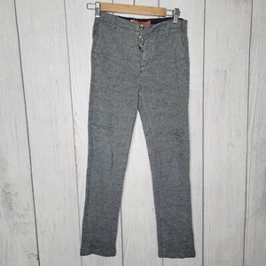 Anthropologie Cartonnier mittelhohe graue Wollmischung Knopfleiste Damenhose 25 - Bild 1 von 7