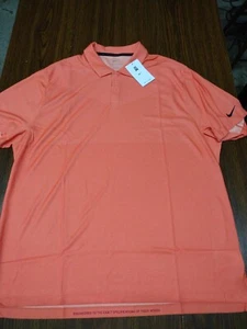 Nike Men's XL Tiger Woods Dri-FIT ADV Golf Polo Shirt Crimson Bliss DA2995-693 - Picture 1 of 20
