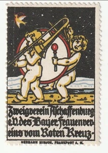 Germany - Red Cross, Aschaffenburg Red Cross Fund 5pf 1918(M) SCARCE! - Picture 1 of 1