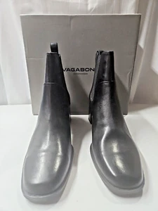 Vagabond Shoemakers Stina Leather women Bootie Black Sz 40 (US 9) - Picture 1 of 16