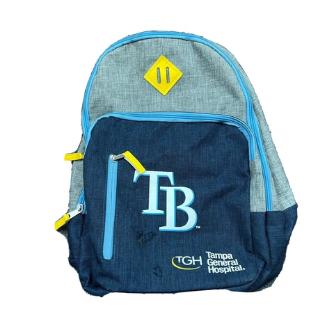 Tampa Bay Rays MLB Backpack Youth Stadium Giveaway SGA Multiple Pockets Cover