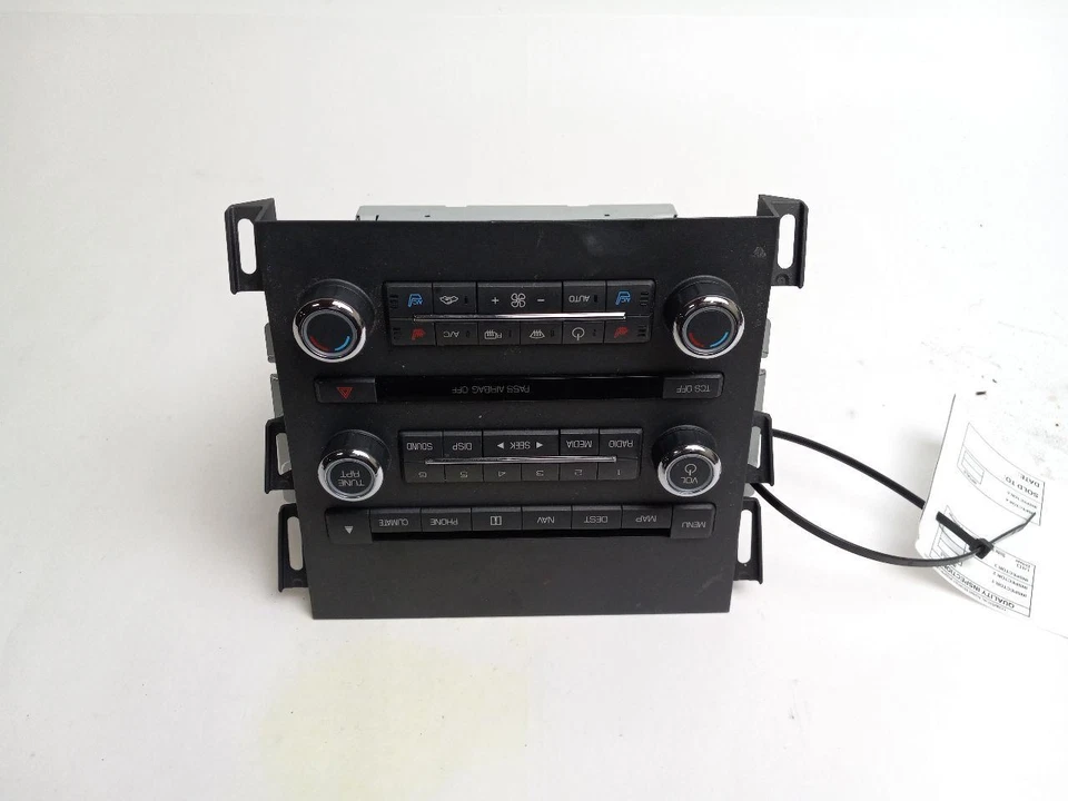 RADIO CD GPS NAVIGATION MECHANISM FOR LINCOLN MKZ 2011 - 2012 PN CH6T-19C156AA - Image 1 of 4