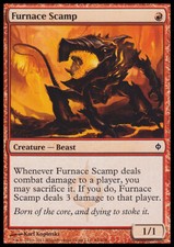 Magic the Gathering MTG Furnace Scamp (84) New Phyrexia   LP