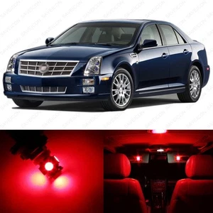 Paquete de 9 luces interiores LED rojas brillantes para Cadillac STS 2005-2011 - Imagen 1 de 6