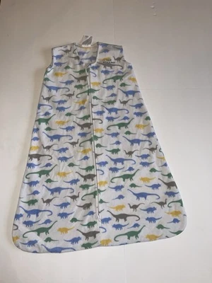 Halo Sleep Sack L 12-18 Months White Dinosaur Wearable Fleece Blanket Sleeveless - Image 1 of 3