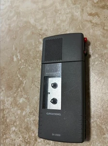 Grundig Dh 2028 Micro Cassette Grabadora/Reproductor Dispositivo de Dictado De Colección Gris - Imagen 1 de 5