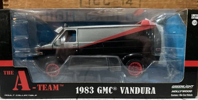1/24 GREENLIGHT DIECAST 1983 GMC VANDURA VAN THE A-TEAM. - Image 1 of 4