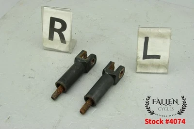 Harley Softail 2012 juego de montaje de clavija de pie de pasajero trasero negro Denim #4074 Foto 1 de 4