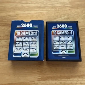 10 Juegos en 1 Multicart con Funda - ATARI 2600 7800 - Completo - Imagen 1 de 2