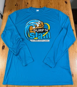 Sport-Tek Camiseta Manga Larga Jersey Azul Surf Mujer Talla L - Imagen 1 de 12