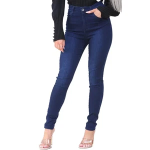 Damen Enzo Skinny Jeans Stretch Denim Slim Fit High Waist Skinny Hose Pants - Bild 1 von 23