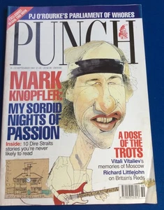 Vintage Punch Magazine September 1991 Mark Knopfler Satire Humorous - Picture 1 of 4
