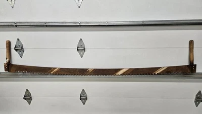 Vintage 72" Two Man Crosscut Saw w/ Atkins Wood Handles - Image 1 of 4
