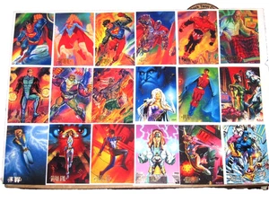 1994 DC COMIC MASTER SERIES 90 CARD SET BATMAN SUPERMAN WONDER WOMAN AQUAMAN - Picture 1 of 12