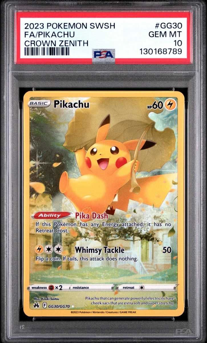 Pikachu Pokémon TCG Professional Sports Authenticator (PSA) Grade