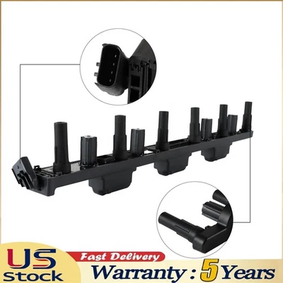 Ignition Coil Pack For 2000-2006 Jeep Grand Cherokee Wrangler 4.0L L6 UF296 Foto 1 de 4