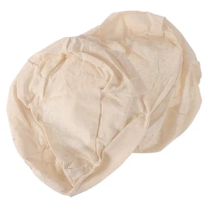  2 Stück Stoff Brot Abdeckung Oval Sauerteig Korb Liner Banneton Backzubehör - Bild 1 von 12