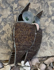 Africa Beaded Owl. Used - Picture 1 of 11